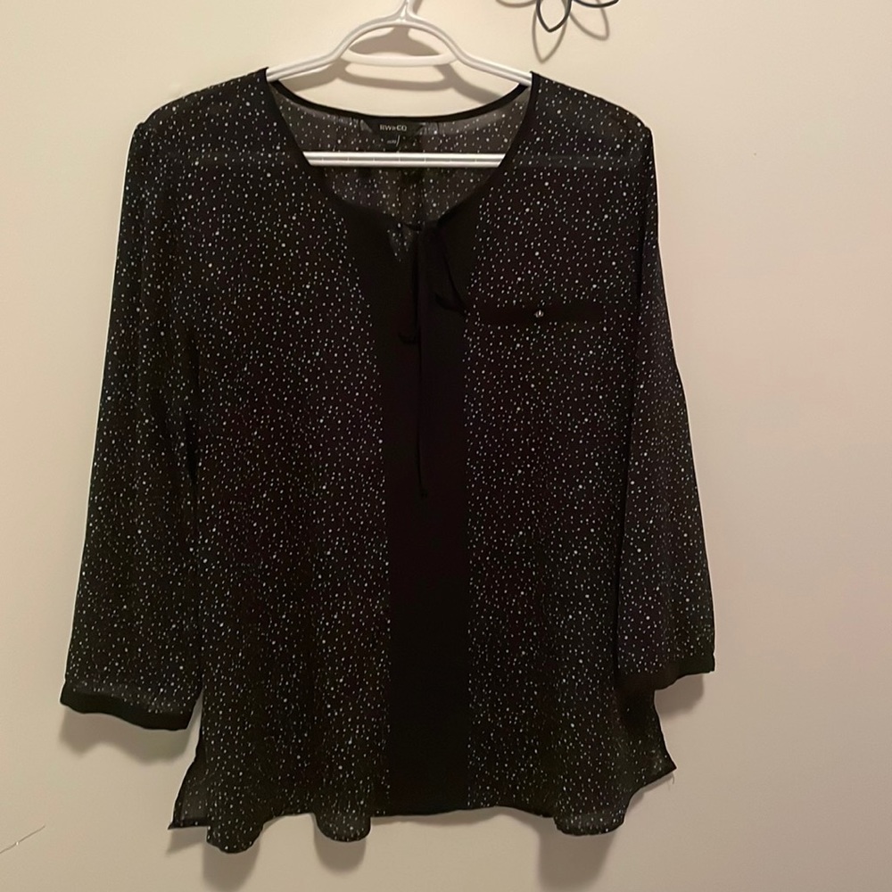 RW&CO long sleeve blouse.